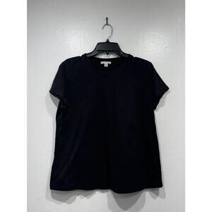 James Perse Black Basic Tee T Shirt Style# WLJH3114CU 100% Cotton